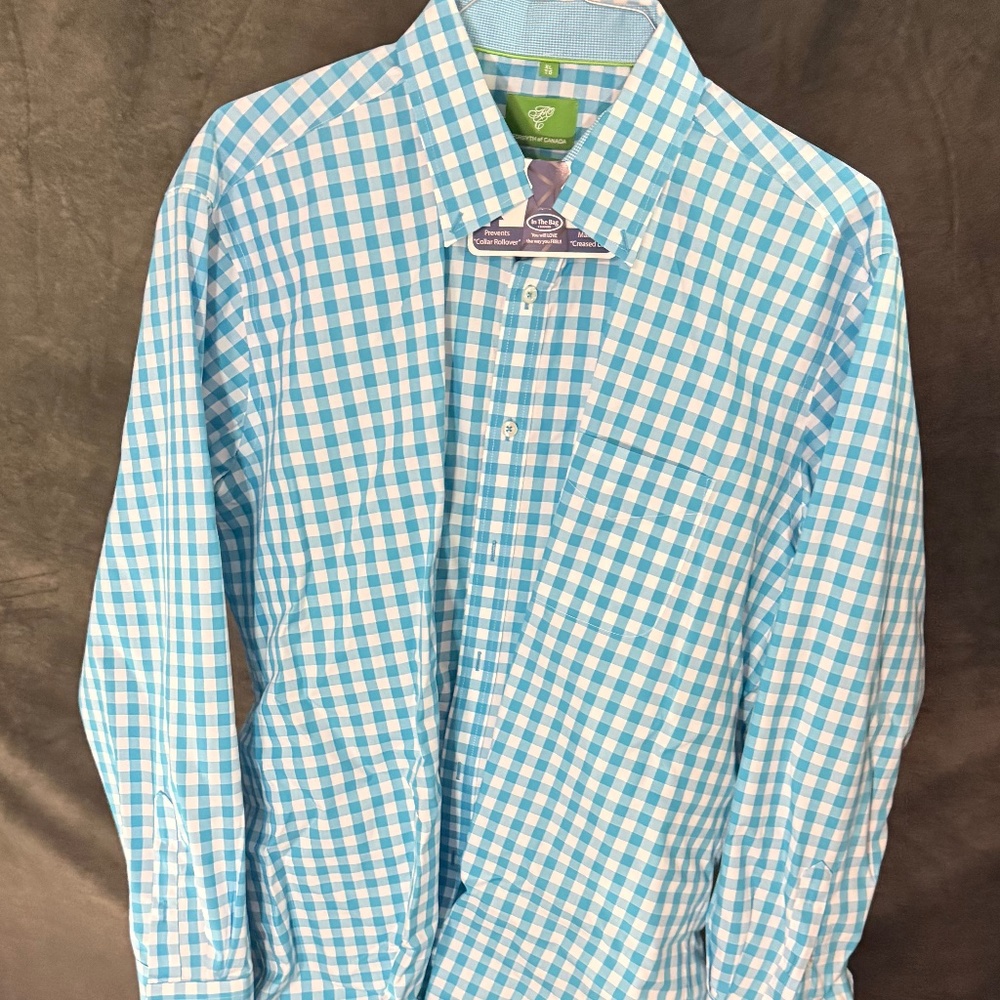 Forsyth of Canada Gingham dress shirt